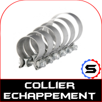 Collier de serrage pour echappement
