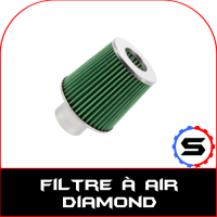 Air filter green diamond
