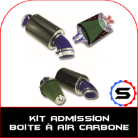 Kit admission boite à air carbone Green