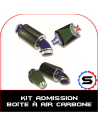 Kit admission boite à air carbone Green