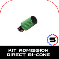 Kit d'admission direct bi cone Green