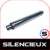 Silencer in stainless steel