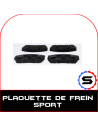 Plaquettes de frein sport