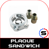 Oil filter sandwich plate
