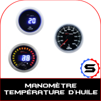 Manomètre température huile