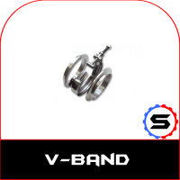 V-band stainless steel: kit, ring and replacement necklace