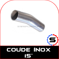 Stainless steel elbow 15° universal