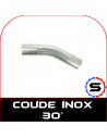 Coude inox 30° universel