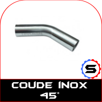 Stainless steel elbow 45° universal