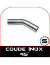 Coude inox 45° universel