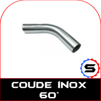Coude inox 60° universel