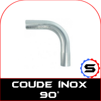 Coude inox 90° universel