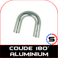 Coude aluminium à 180°