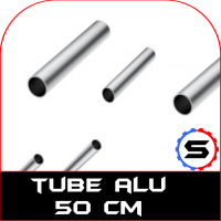Tube aluminium 50 centimètres