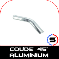 Coude aluminium 45°