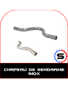 Chapeau de gendarme inox